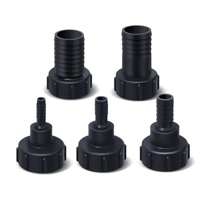 Adaptateur de réservoir IBC à filetage 1/2'', 3/4'', 1'', 2 pouces, connecteur de robinet en plastiq