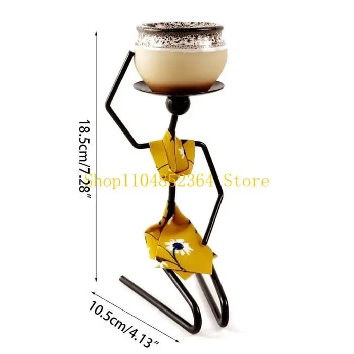 Pot Anti-déformation 652F, Pot fleur en fer exquis pour africaine pour balcon