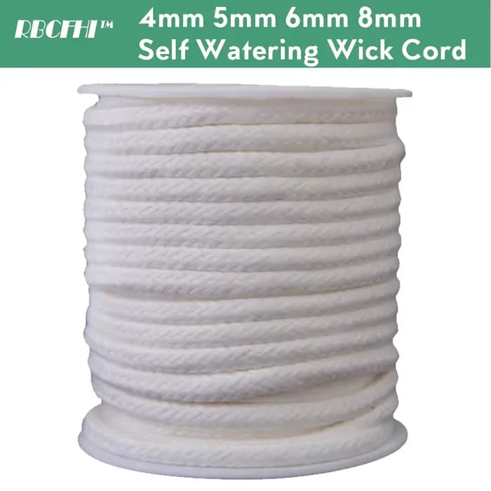 Mèche d'Arrosage existent avec Corde en Coton, 4/5/6/8mm, user inière de Vacances, Système de Bricol