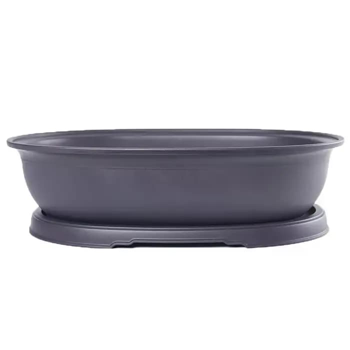 Super ! Pots de fleurs en plastique imitation argile violette
