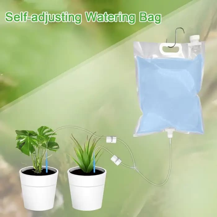 Sac d'irrigation automatique pour plantes, 2/3/6 L, sac d'arrosage réglable, pots de jardin, disposi