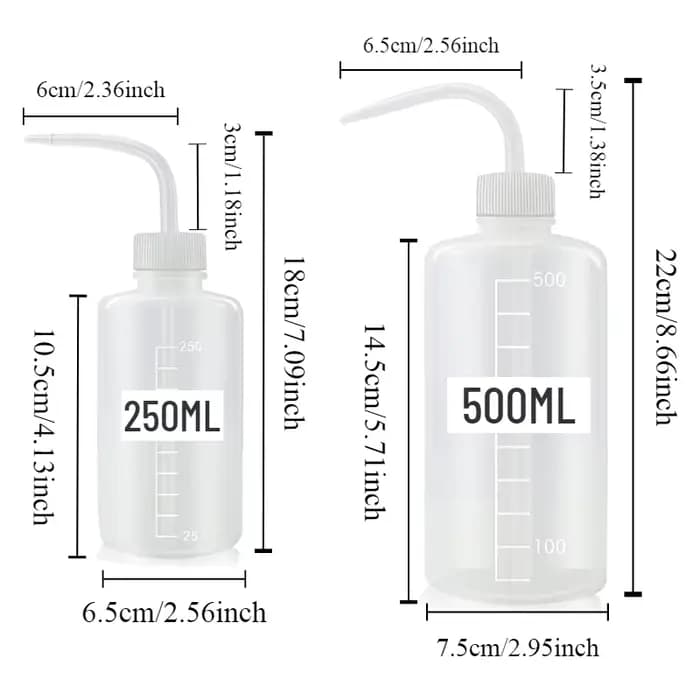 Bouteille à pression en plastique transparente avec échelle, bouteille d'eau à buse incurvée, livres