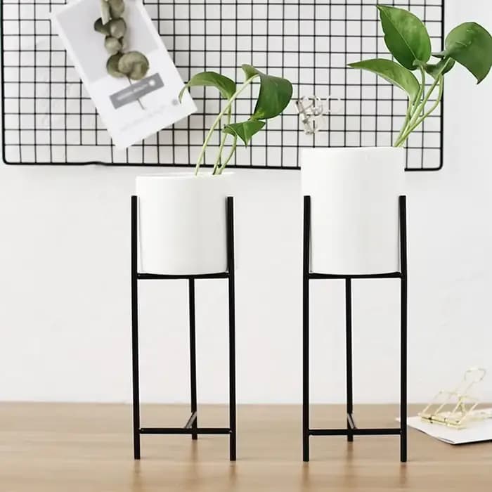 Kit de support de fleur en céramique, vase de plantation d'eau, céramique de style nordique, pot de