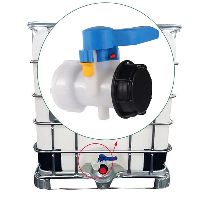 Vanne papillon DN40/50/80 1000L IBC, adaptateur de récipient de réservoir, jardin, Agriculture, Irri