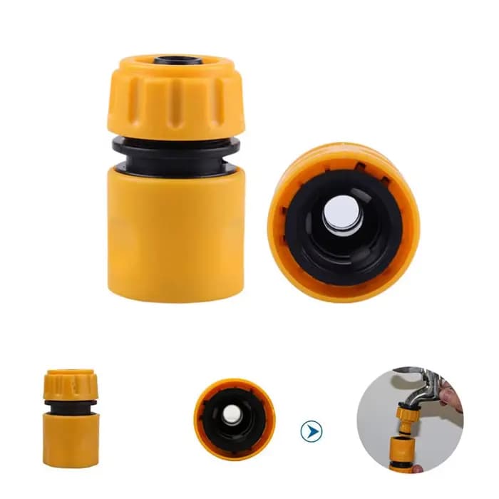 Tuyau d'arrosage de jardin ABS, raccord rapide, extrémité de 1/2 pouces, filetage intérieur et extér
