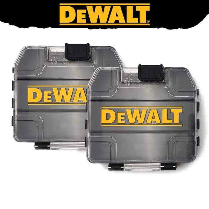 DEWALT TSTAK Mini étui robuste noir petite boîte à outils empilable amovible rangement forets outil accessoires