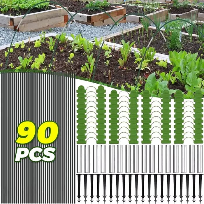 Cerceaux de serre pour Tunnel de culture, Kits de Support pour plantes arquées, plantes végétales, S