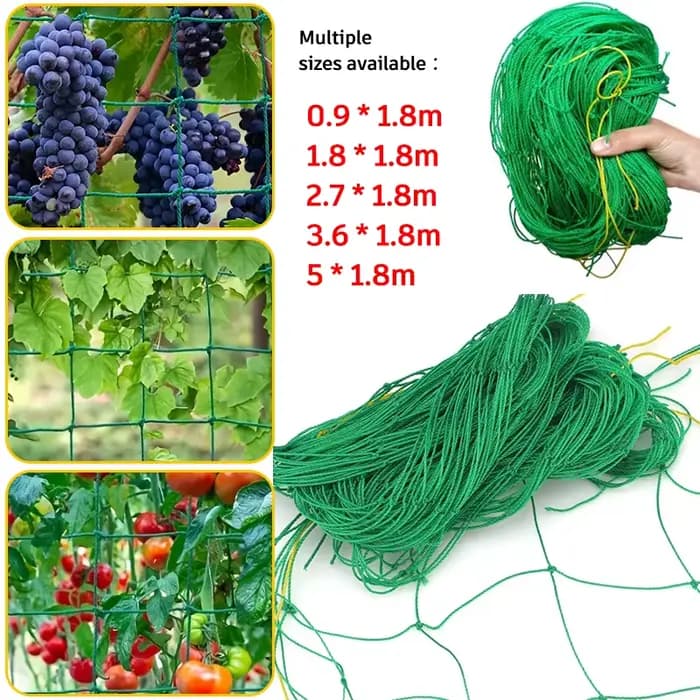 Filet d'escalade de jardin de haute qualité, treillis solide en Nylon pour plantes grimpantes, luffa
