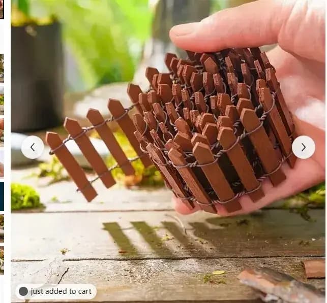 Mini clôture, décoration de jardin et de bonsaï