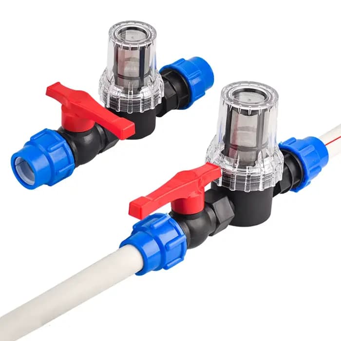 Tuyau d'eau en PVC PE 25/32mm, connecteur rapide, filtre, système d'irrigation de jardin, tuyau Fi
