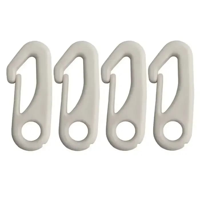 Pinces à mousqueton pour mât de drapeau, 8 pièces, accessoire de remplacement, degré d'eau, rapide,