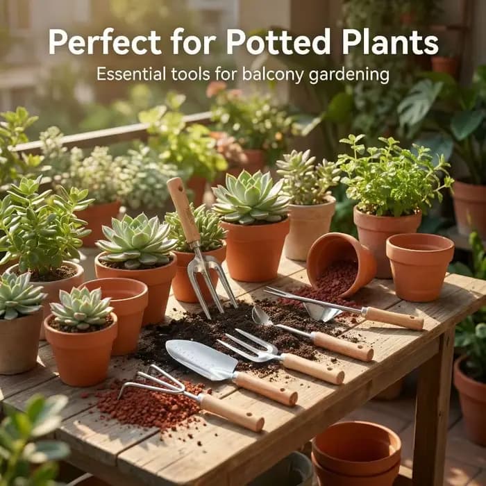 Ensemble d'outils de jardinage