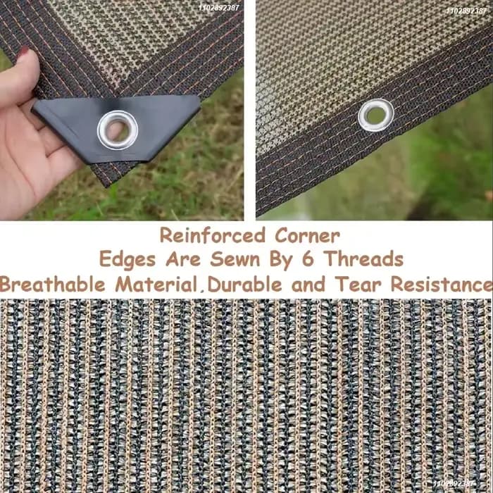 Tissu pare-soleil, clôture de balcon, fenêtre d'écran de confidentialité 85-90%, pare-soleil, pare-v