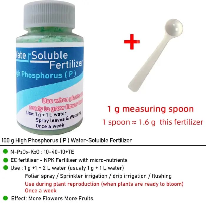 Engrais solubles dans l'eau pour fleurs professionnelles en bouteille