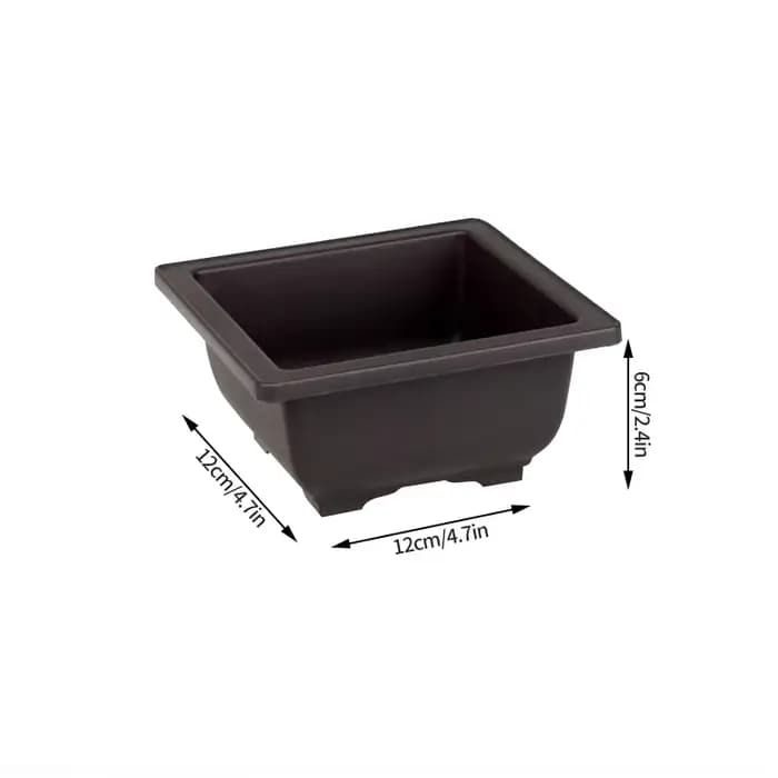 Pot à Bonsaï en plastique imitation argile violette, pot de fleurs, pot à plantes succulentes, pot d