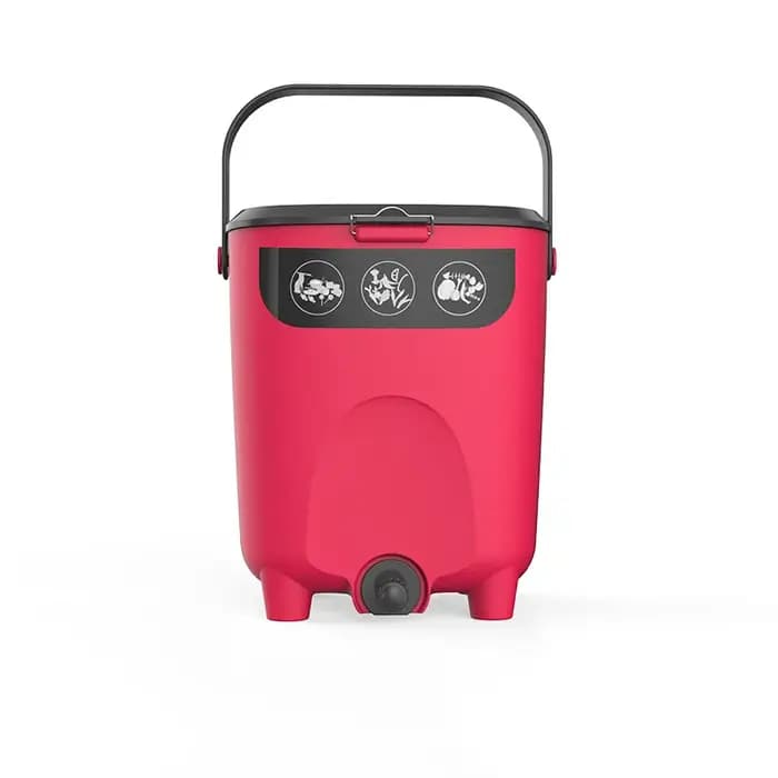 Bac de Compostage pour Collecte de Cuir oral elu à Feuilles Caduques, Boîte de Fermentation des Déchets de Cuisine Biologique, 10L Comp2018, E27