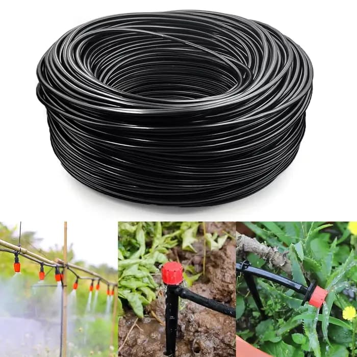Tuyau d'irrigation goutte à goutte noir de 5m, parfait pour le système d'irrigation de jardin de bri