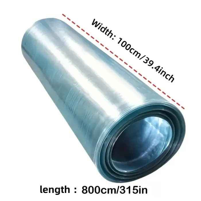 1 Rouleau de Panneau de Toiture en Polycarbonate Robuste et Grand Format, Résistant aux UV, Isolation Transparente, Panneau de Luminosité Diurne, Film Transparent pour Serre