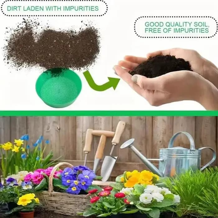 Grande Bac à Terre en Plastique Grande Capacité pour Jardinage