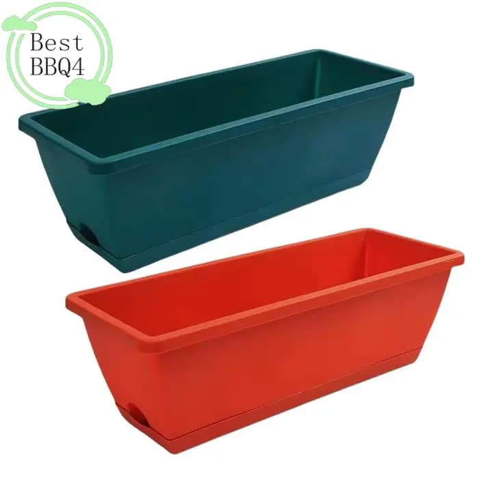 (BBQ4) Pot de culture auto-absorbant pour légumes d'intérieur avec base