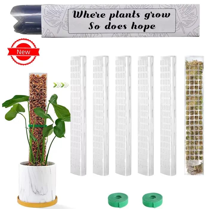Plantes mousse pôle jardin sujet fleur plante grimpeurs bonsaï accessoires Pots Tutors, pour jardini