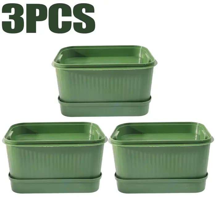 Pot de plantation en plastique pour germination domestique, 1 à 3 pièces, germes de haricots jaunes, germes de haricots mungo, jardin, culture hors sol, Pot de semis