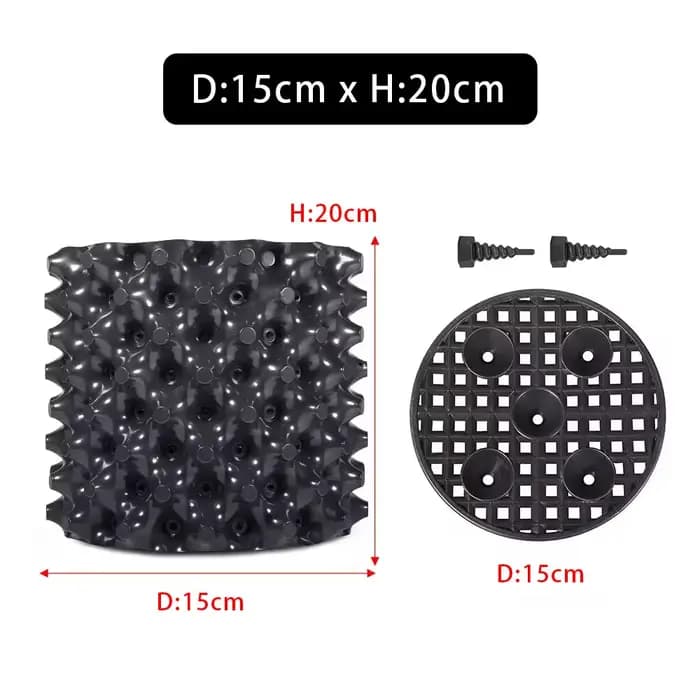 1 ensemble de soucoupes durables et rapides à installer pour pots de plantes, de pépinière et de bon
