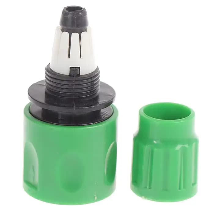 Connecteur rapide unidirectionnel pour tuyau d'arrosage de jardin, connecteur d'irrigation, 3/8 po