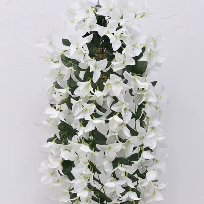 Bougainvilliers artificiels réalistes résistants aux UV, fausses fleurs en soie, plantes longues et