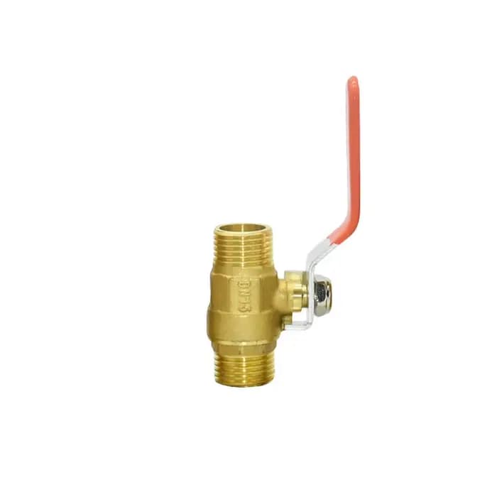 Robinet de connecteur à filetage mâle femelle en laiton 1/2 3/4 1 pouce, raccords de réparation en c