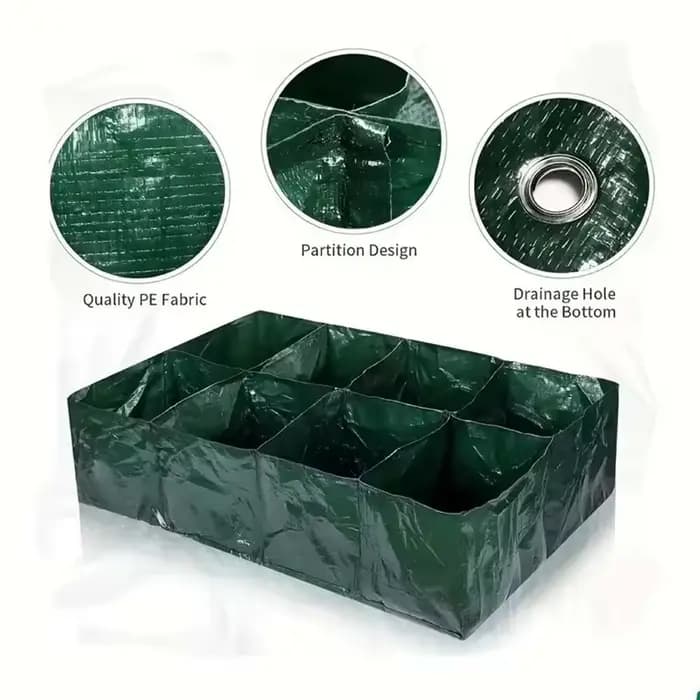 4/6/8 grilles sac de culture plante jardinière légumes fleur pépinière Pot de fleurs rond