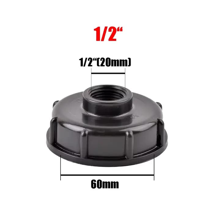 Adaptateur précieux IBC à filetage femelle S60, connecteur de robinet d'eau, raccord de remplacement