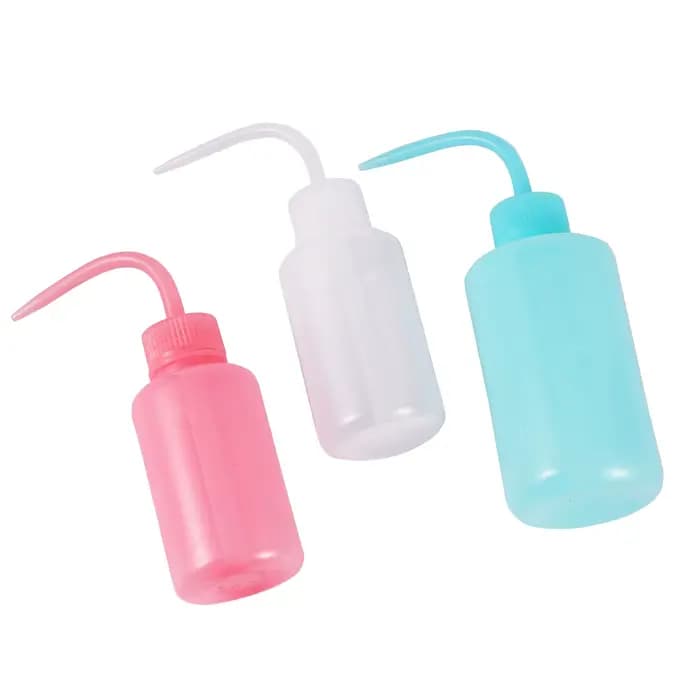 Bouteille en plastique à presser de 30/150/250/500 ml, bouteille de pulvérisation pour tatouage, gra
