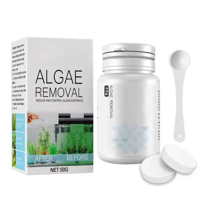 Nettoyage d'aquarium comprimés d'algues réservoir mousse dissolvant d'odeur eau purifier l'aquarium contrôle des algues