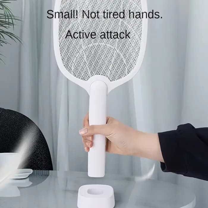 Lampe anti-moustique électrique pliable, Rechargeable par USB, raquette anti-moustiques, tapette à m