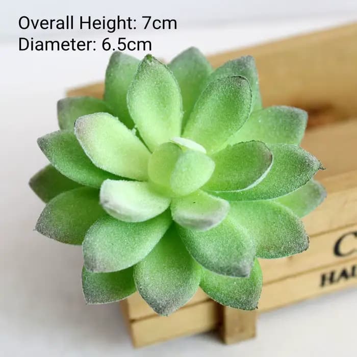 Plantes succulentes artificielles floquées vertes bonsaï, fausses plantes de bureau, décoration de mariage pour la saint-valentin