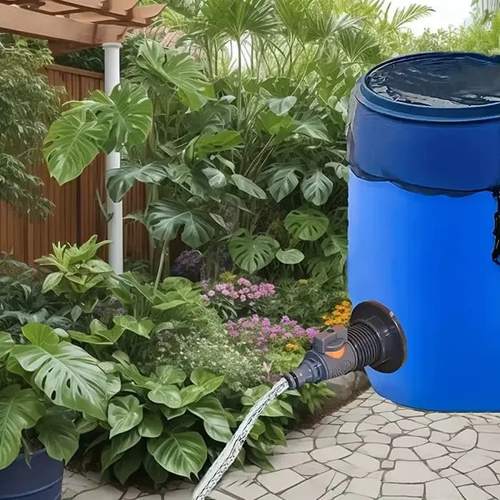 Connecteur de réservoir d'eau à Six Points avec Valve de commutation pour raccord de tuyau d'irrigation de jardin
