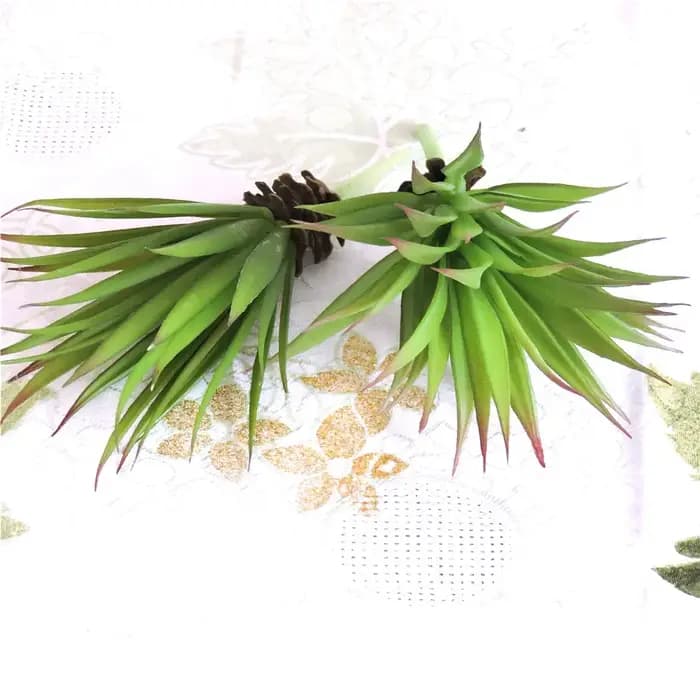 2 plantes artificielles, cactus, succulentes, pour la décoration de la maison, des fêtes de Noël, des mariages