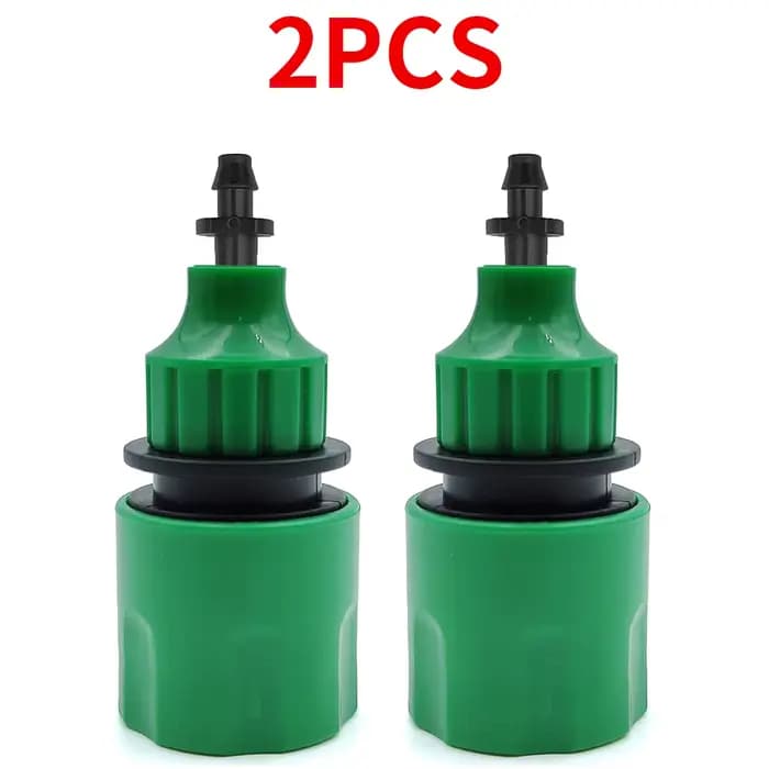 WUJIE 2 pièces adaptateur à raccord rapide avec connecteur barbelé 1/4 (ID 4mm) ou 3/8 pouces (8mm)