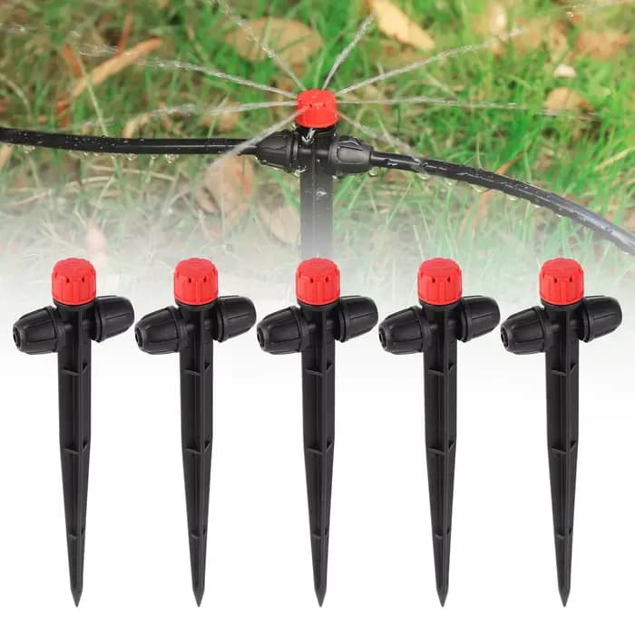 Arroseur goutte-à-goutte à pointes, 10/30 pièces, émetteur de goutte à 8 trous, arroseur à dispersio