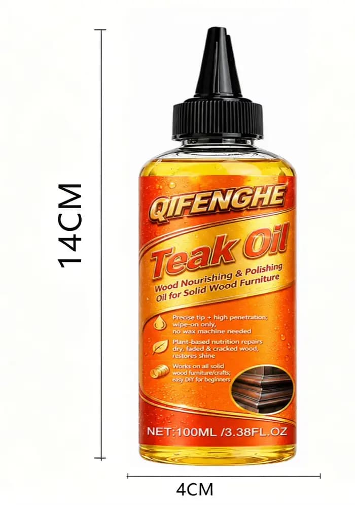 Huile de teck professionnelle pour meubles en bois 100ML