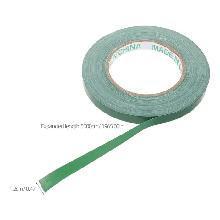 1 rouleau de ruban de fleuriste vert robuste et étanche