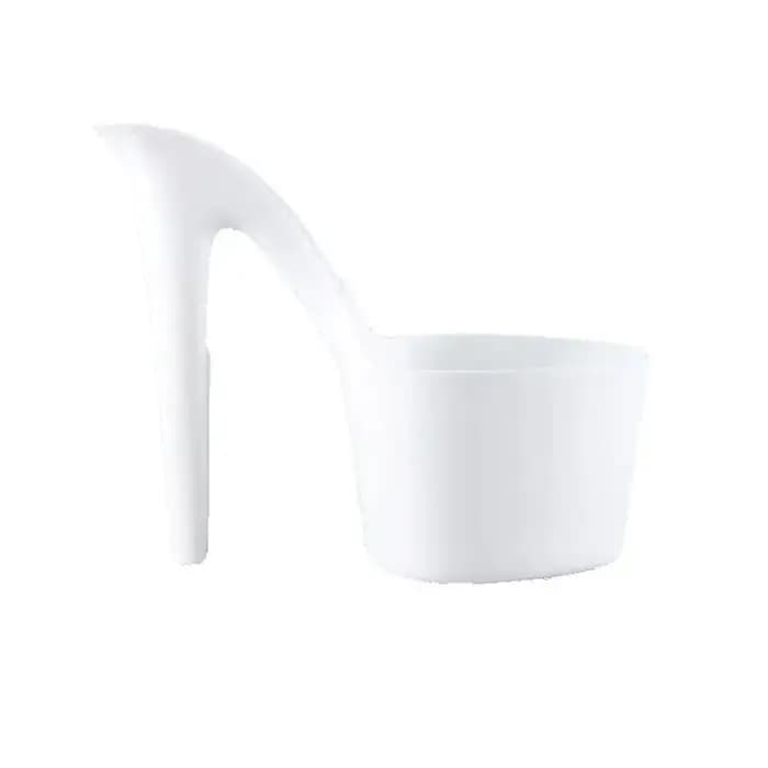 Pot de fleur en plastique en forme de chaussure à talon haut