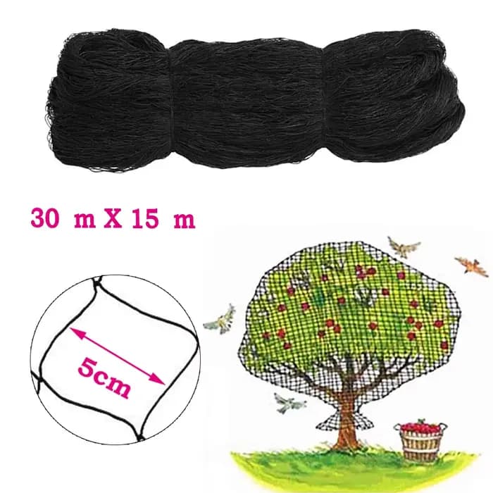 Filet anti-oiseaux en nylon pour cultures fruitières, 100 "x 50", pour protéger les arbres des oisea