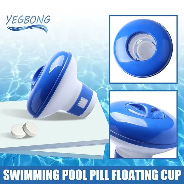 Flotteur chimique pour piscine flottante, comprimés de chlore et de brome, distributeur flottant, applicateur, fournitures pour Spa et jacuzzi