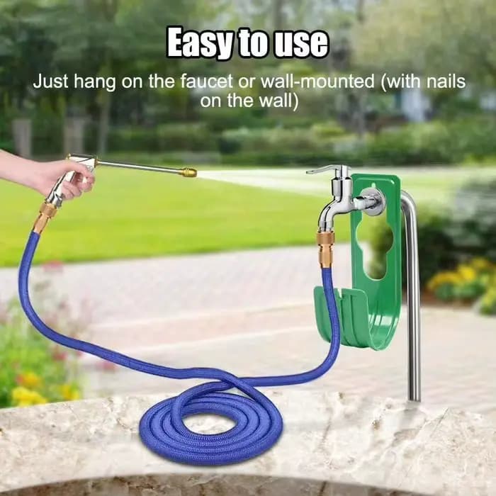 Organisateur de tuyau d'arrosage de robinet mural de jardin, 1 pièce, Support de bobine de tuyau d'e