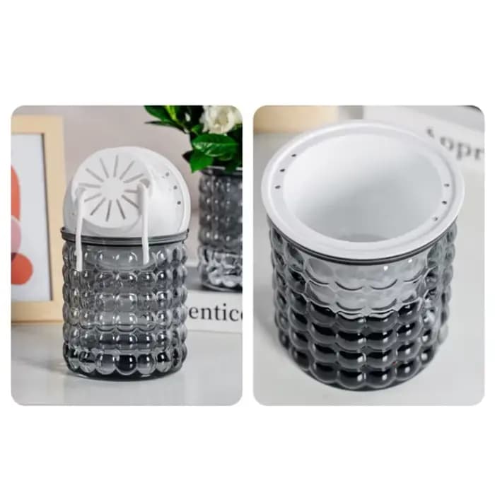 Pot de fleurs hydroponique pour paresseux, automatique, absorbant l'eau, double couche, plastique, a