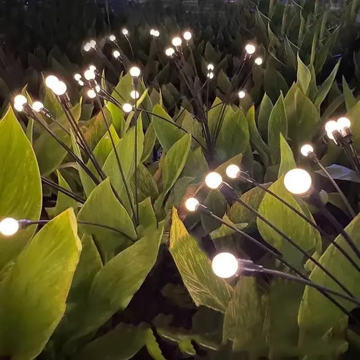 Lampe solaire d'extérieur étanche à trois têtes, luciole, aménagement de jardin, cour, décoration d'