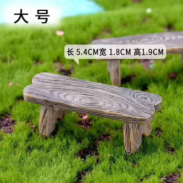 Mini banc de parc en bois