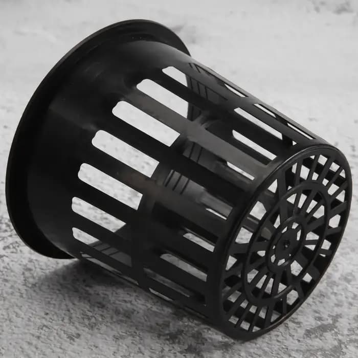 15 Pack 4 pouces Net tasses fente maille large lèvre filtre plante Net Pot seau panier pour la culture hydroponique